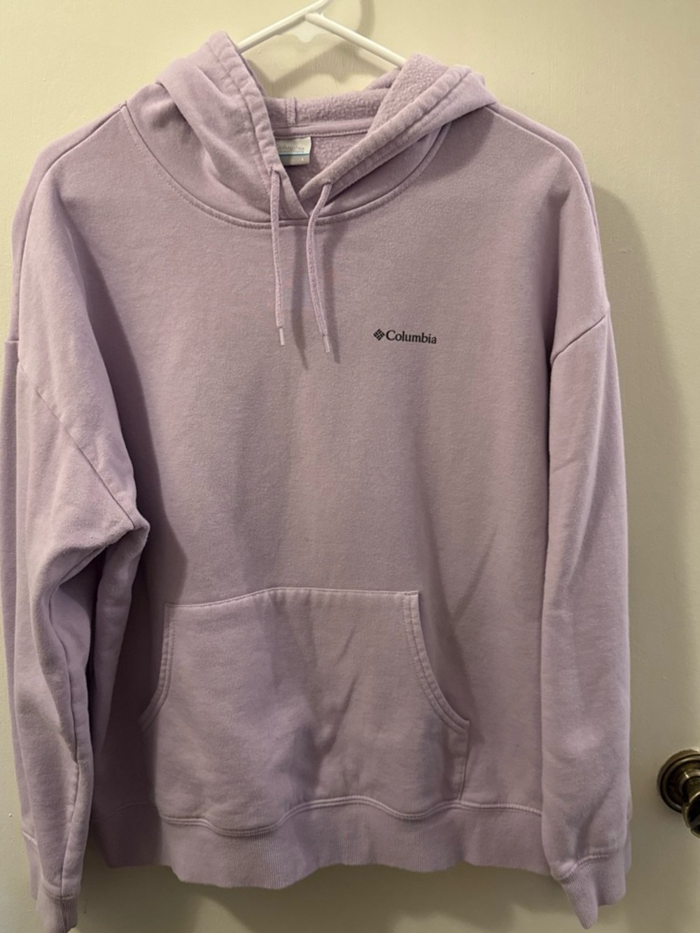 Columbia Lavender Pullover Hoodie with Front Pocket